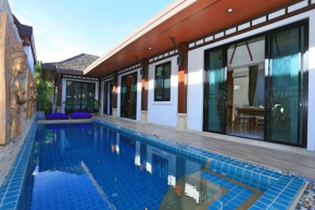 Three-bedroom pool villa only 250m from the beach